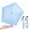 Blue, variant on 2027 New Japan Pencil Umbrella, Japanese Ultra Light Mini Travel Umbrella with Upf 50+ Sun Protection, Compact Folding Pocket Parasol for Rain, Backpack, Handbag, Commute, Beach, Hiking, Outdoor Use