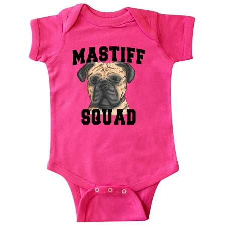 

Inktastic Dog Mastiff Squad Gift Baby Boy or Baby Girl Bodysuit