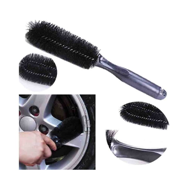 Cepillo para llantas de automóvil, Cepillo de limpieza de llantas de microfibra sin partes metálicas, Cepillo para llantas de automóvil para limpiar llantas de automóvil de manera efectiva sin crear TUNC Sencillez