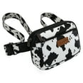 thumbnail image 3 of Wrangler Cow Print Waist Pack Western Belt Bag for Women with Adjustable Strap, B-Black, 3 of 7