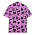 thumbnail image 4 of Occult Black Cat Hawaiian Shirt For Men Vintage Aloha Magic Cat Mens Hawaiian Shirts Short Sleeve Button Down Shirt Men, 4 of 7