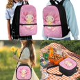 thumbnail image 2 of Jeiento Cute Axolotl Girls Backpack and Lunch Box Set Primary School Bookbag 4th Grade Kids Preschool Book Bag with Lunch Bag Pencil Box 3pcs Pink Backpacks with Lunch Tote Bag, 2 of 7