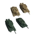 thumbnail image 2 of Kit de 4 modelos de vehículos a escala 1:144, ideal como regalo de simulación, juguetes de construcción. Estilo B, 2 of 9