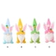 thumbnail image 5 of Decoraciones de Pascua Billuyoard Muñecas de Conejito Rosado Adorno para Interiores y Exteriores, 5 of 6
