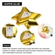 thumbnail image 3 of Uxcell 36Pcs 3" Lazos de regalo en miniatura de estrella metálica pequeños para envolver regalos, cumpleaños, bodas, autoadhesivos, dorados, 3 of 7