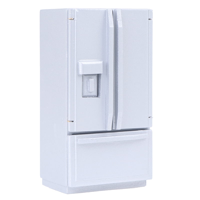 1:12 Dollhouse Miniature Furniture Room Kitchen Refrigerator Doors Can Open 