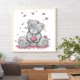 thumbnail image 3 of Pintura de diamante redondo diamante muñeca oso y corazón de amor Tmvgtek decoración de arte en el hogar, 3 of 9