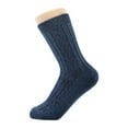 thumbnail image 4 of American Trends Merino Wool Socks for Women Cozy Soft Hiking Socks Fall Winter Thermal Knit Socks Slouchy Crew Cut Socks Fit US Size 6-9, 4 of 5
