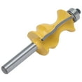 thumbnail image 4 of Architectural Molding Router Bit, Base Moulding Router Roundover Beading Corner Rounding 28mm Blade Diameter Sculpture  For Softwood For Plywood For Hardwood, 4 of 8