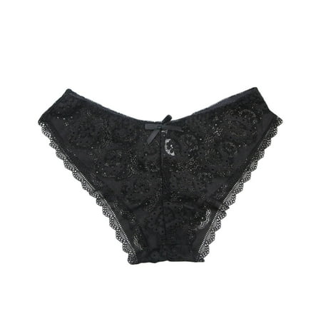 

AnuirheiH Women Cutut Lace Underwear Briefs Panties Sexy Hollow Out Lingerie Underpants Clearance Under $10
