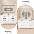 thumbnail image 5 of 63 Inch TV Stand Entertainment Center with 6 Drawers Adjustable Height for Living Room, Bedroom, Office, 5 of 8