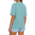thumbnail image 4 of HAJWOH Womens Tops 2026 Casual Tshirts for Women Loose Fit Crew Neck Blouses Summer Basic Tees, 4 of 4