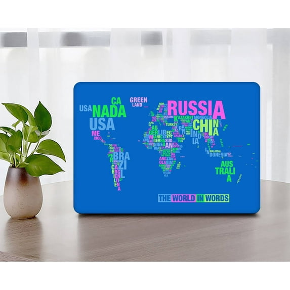 KSK KAISHEK Hard Protective Shell Case Cover for MacBook Pro 16" with Touch ID Type C Model: A2141 (Geography 48)