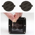 thumbnail image 1 of Mercedes E63 AMG (07-09) Gunsmoke Fog Light Covers, 1 of 2