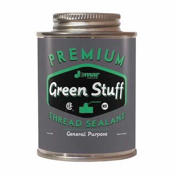 Jomar Valve Pipe Thread Sealant,16 fl oz,Green 400-104
