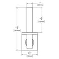 thumbnail image 2 of Speakman Matte Black SA-2508-MB Lura Reserve Paper Holder, 2 of 3