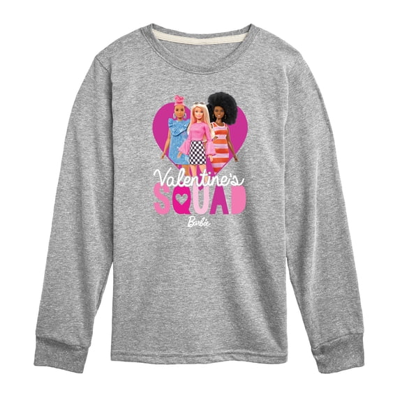 Barbie - Valentine's Squad - Toddler And Youth Long Sleeve Graphic T-Shirt