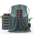 thumbnail image 2 of Xuniizn Bath Towel and Wash Cloths Set: 1xBath Towel and Hand Towel Set, Flock, Highly Absorbent & Fade Resistant, 2 of 7