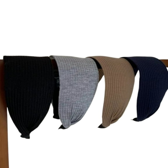 Wisolt Wide Headbands Set (4pcs), Fashionable for Women, All Seasons Hair Accessories