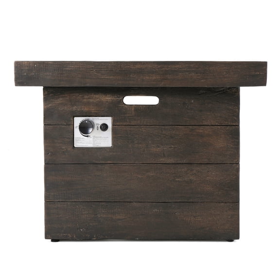 Tabitha Brown Magnesium Oxide Square Gas Fire Pit