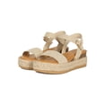 thumbnail image 5 of Women Espadrille Stitched Open Toe Flatform Sandal 18672, 5 of 6