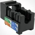 thumbnail image 2 of Vertical Cable CAT5E RJ45 Keystone Jack, V-Max Series - Black Color - (50 pack), 2 of 2