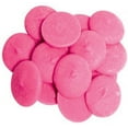 Bright Pink Vanilla Flavored Candy Wafers 12oz