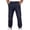 Navy-mens sweatpants, variant on RongHuan Jeans for Mens Fashion Elastic Waisted Denim Joggers Pants Straight Loose Jean Trousers