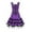 AA-Purple&dresses for wedding guest, variant on QATAINLAV Gothic Dresses for Women Plaid Print Medieval Steampunk Lace-Up Tiered Ruffle Dress Halloween Sleeveless Lace Lolita Dresses, Purple, M