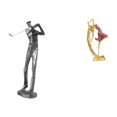 thumbnail image 1 of Figura de golfista,Estatua de golfista de resina,figura de golfista,decoración del hogar,Adorno de escultura moderna para centro de mesa,regalo,Estatua de la bailarina,Estatua de bailarina de, 1 of 8