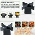 Outvita Camping Rocket Stove for Outdoor Cooking, Portable Wood Burning