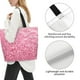 thumbnail image 3 of Disketp Pink Glitter Bolsa Tote Estampada para Mujer, Bolso de Hombro y de Mano para Compras y Viajes, 3 of 8