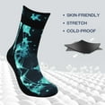 thumbnail image 2 of AUXDIQ 1 Pair Neoprene Socks 3mm Wetsuit Socks for Men Women Diving Socks Water Socks for Snorkeling Surfing Swimming Sailing, 2 of 5