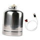 thumbnail image 5 of Cilindro de gas inflable de acero inoxidable para estufa de gas, cocina al aire libre, pesca. 1.35L, 5 of 9