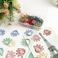 thumbnail image 4 of 60pcs Trombone, Clips Mémo en Forme de Main Spéciale, Bureau de Lettres de Compte Main Bricolage pour les Notes, 4 of 8