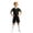 a-Black123, variant on FINALGANG Boys Kids V Neck Soccer Uniform Set With Geometric Print Short Sleeve Quick Dry Top Matching Shorts Breathable Sportswear For Training Matches Outdoor Activities Trendy Outfit