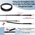 thumbnail image 3 of Flyprofiber- Cable De Conexión De Fibra Blindado Para Exteriores Om3 Lc A Lc Cable De Fibra Industrial Tpu Entierro Directo Dúplex Multimodo 10 Gb/40 Gb 50/125 Um Uniboot Con Kit De Ojo De Tracción Od, 3 of 5