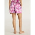 thumbnail image 4 of Joyspun Women's Knit Pull On Sleep Shorts, Sizes S to 3X, 4 of 6