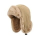 thumbnail image 1 of Gorro de aviador, gorro de trampero, gorro de invierno con orejeras, impermeable, grueso, suave. Caqui, 1 of 9