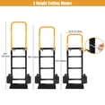 thumbnail image 3 of RedSwing Convertible Hand Truck – 2-in-1 Portable 4-Wheel Dolly Cart, Heavy-Duty Platform Cart for Moving, 330 lbs Capacity, 3 of 9