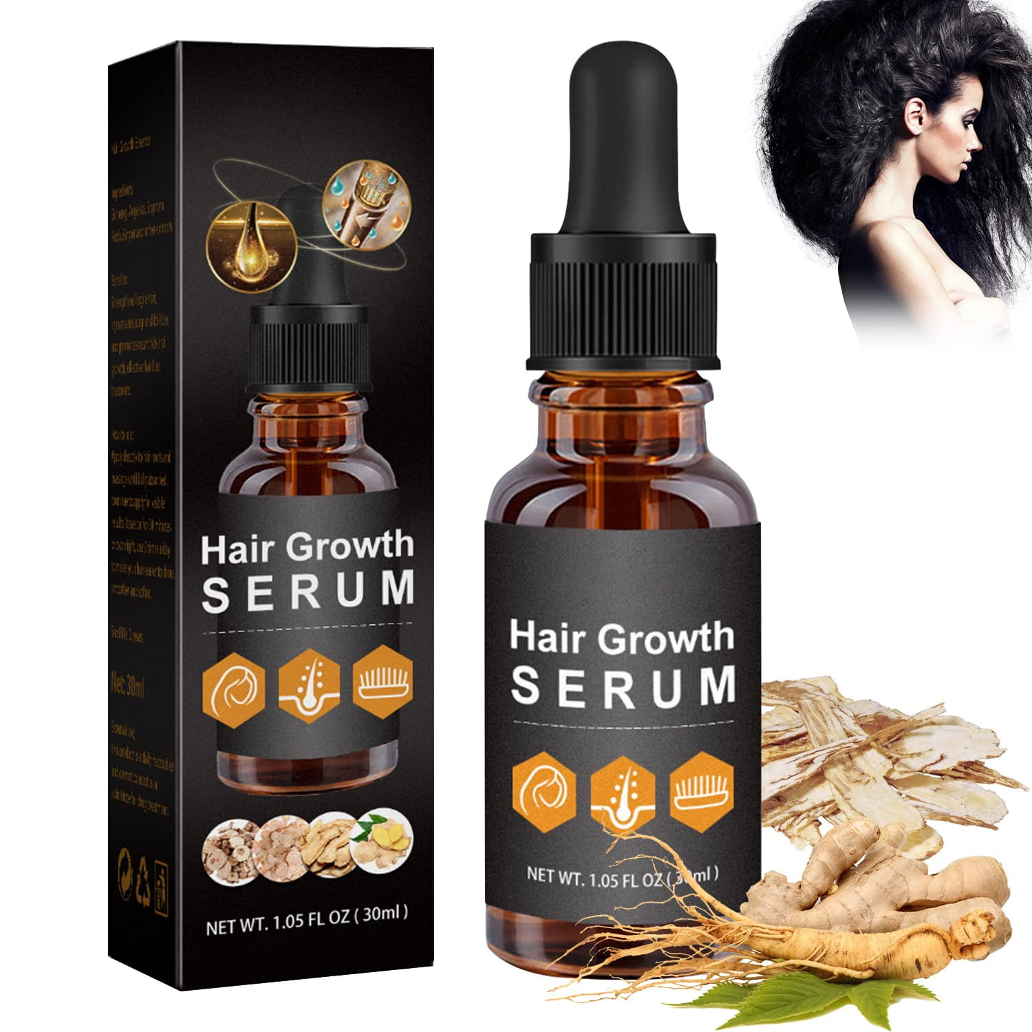 1pcs Allurium Hair Growth Serum For Black Women, Allurium Beauty Hair