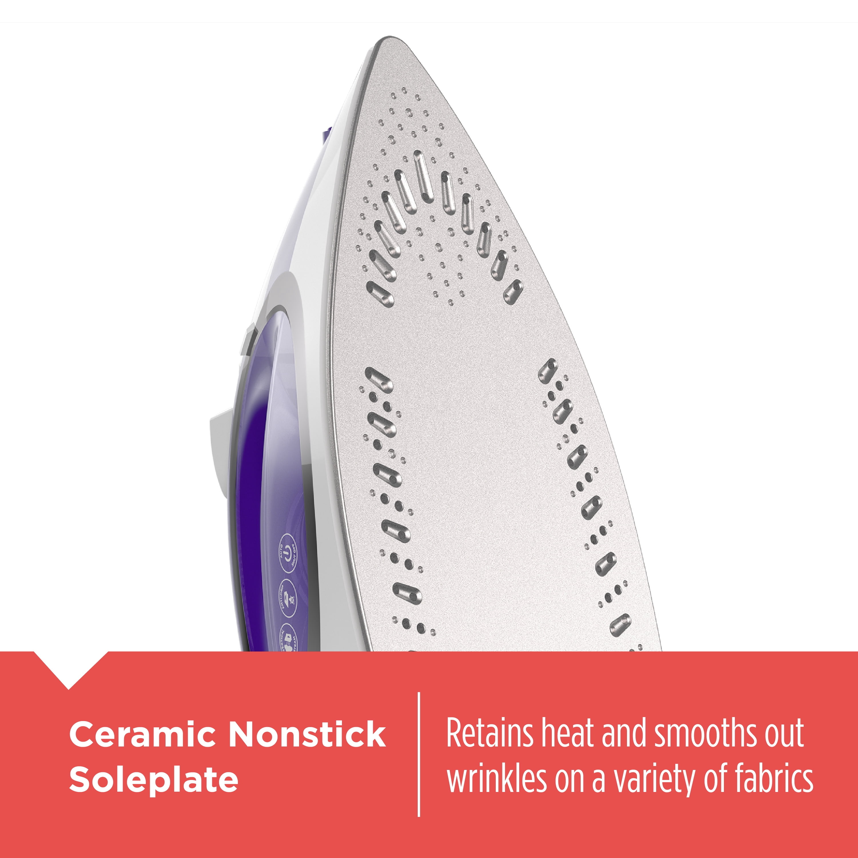 BLACK+DECKER Light ‘N Go Cordless Iron, Purple, ICL500