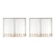 thumbnail image 4 of Ounissouiy Cortinas transparentes para ventana, colgante de cenefa de estilo Simple, diseño de escena de estudio para sala de estar, cortinas Café 1.5*1.2 m 2Conjunto, 4 of 6
