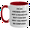 White/Red, variant on Archeologist Gifts, Funny Quote Two Tone Coffee Mug, Gifts from Mom for Archeologist Friends, Unique Mother's Day Unique Gifts for Women, Men, Family, Friends