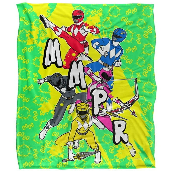 Power Rangers Group Shot Blanket