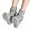 Gray, variant on Fuzzy Spa Socks for Women, Reusable Moisturizing Sleep Socks Helps Dry Feet Calluses Dead Skin, Gray