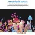 thumbnail image 4 of Trippy Mushroom Gaming Mouse Pad XL, Extended Stitched Edges Mousepad, Large Mouse Mat Desk Pad, Long Non-Slip Rubber Base Mice Pad（31.5x12 Inch）, 4 of 6
