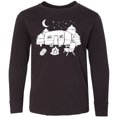 thumbnail image 3 of Inktastic Camper In A Star Filled Night Long Sleeve Youth T-Shirt, 3 of 5