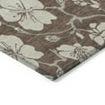 thumbnail image 4 of Addison Rugs Chantille Indoor/Outdoor Transitional Floral Brown Washable Rectangle Rug, 1'8" x 2'6", 4 of 6