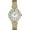 Gold-Tone/White, variant on Viewpoint by Timex Women's 30mm White Dial Watch, Gold-Tone Expansion Band